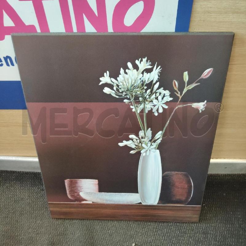 QUADRO LEGNO FIORI STAMPA 2 GRANDI+2 PICCOLI  | Mercatino dell'Usato Domodossola 5