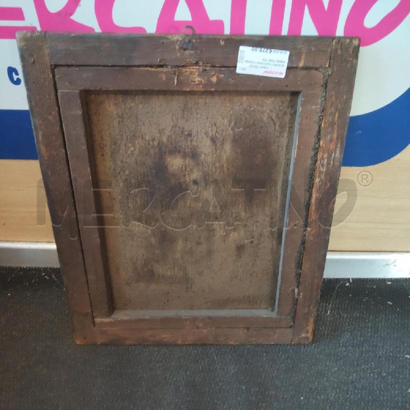 QUADRO MADONNA CON BAMBINO FINE '700 CORNICE LEGNO  | Mercatino dell'Usato Domodossola 3
