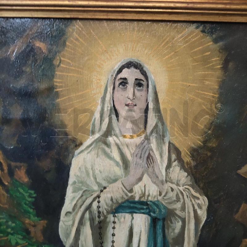 QUADRO MADONNA NELLA GROTTA B.FARISATO  | Mercatino dell'Usato Domodossola 3