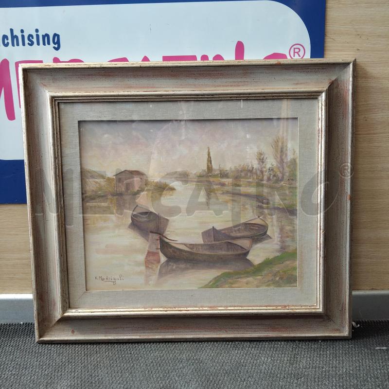 QUADRO MADRIGALI BARCHE  | Mercatino dell'Usato Domodossola 1