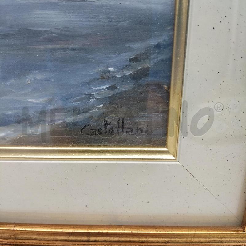 QUADRO MINIATURA SPIAGGIA CASTELLANI MARIO | Mercatino dell'Usato Domodossola 2