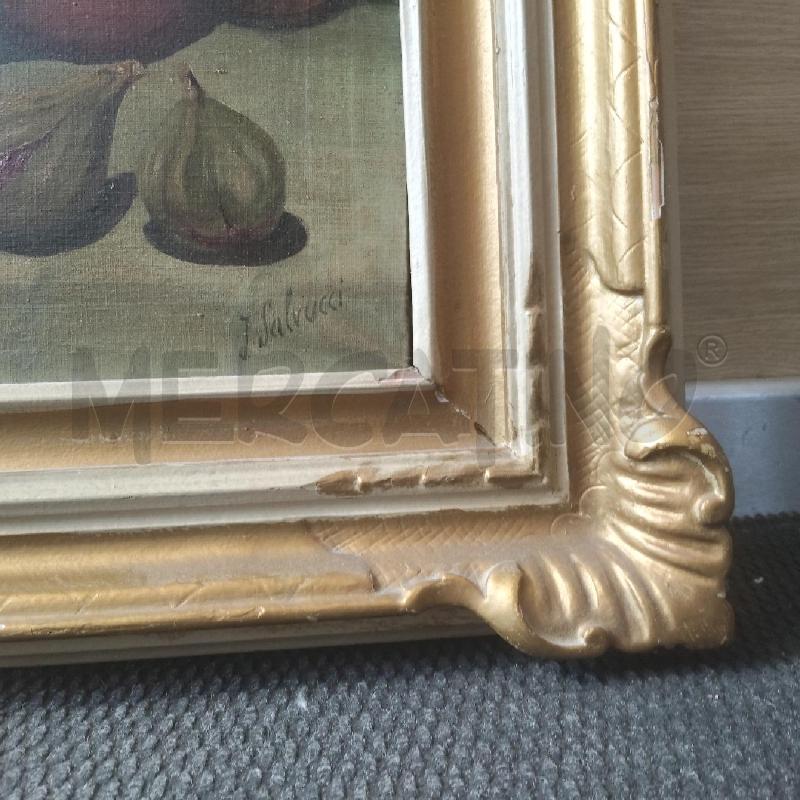 QUADRO NATURA MORTA CON FRUTTA CORNICE CHIARA | Mercatino dell'Usato Domodossola 3