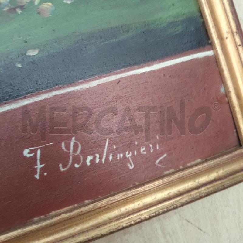 QUADRO OLIO SU LEGNO PUTTI F.BERLINGIERI  | Mercatino dell'Usato Domodossola 3
