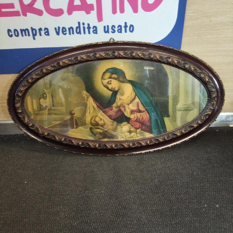 QUADRO OVALE SACRA FAMIGLIA  | Mercatino dell'Usato Domodossola 1