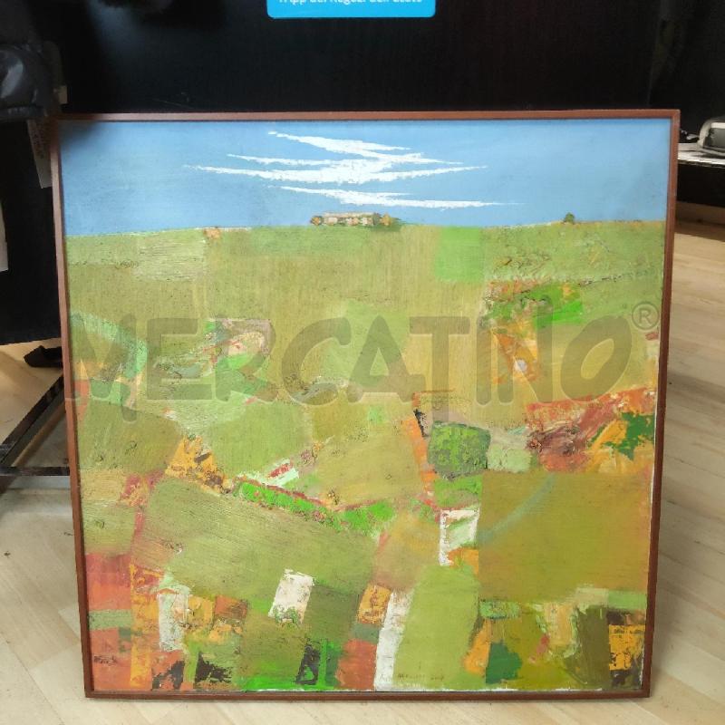 QUADRO PAESAGIO ASTRATTO CASA CONTROCIELO | Mercatino dell'Usato Domodossola 1