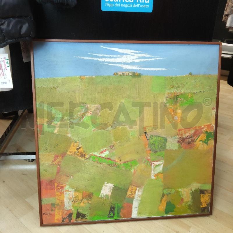 QUADRO PAESAGIO ASTRATTO CASA CONTROCIELO | Mercatino dell'Usato Domodossola 3
