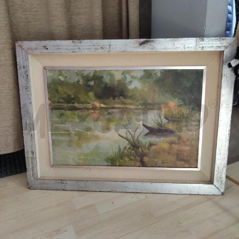 QUADRO PARCO DEL TICINO CHIARISTA CORNICE BIANCA | Mercatino dell'Usato Domodossola 1