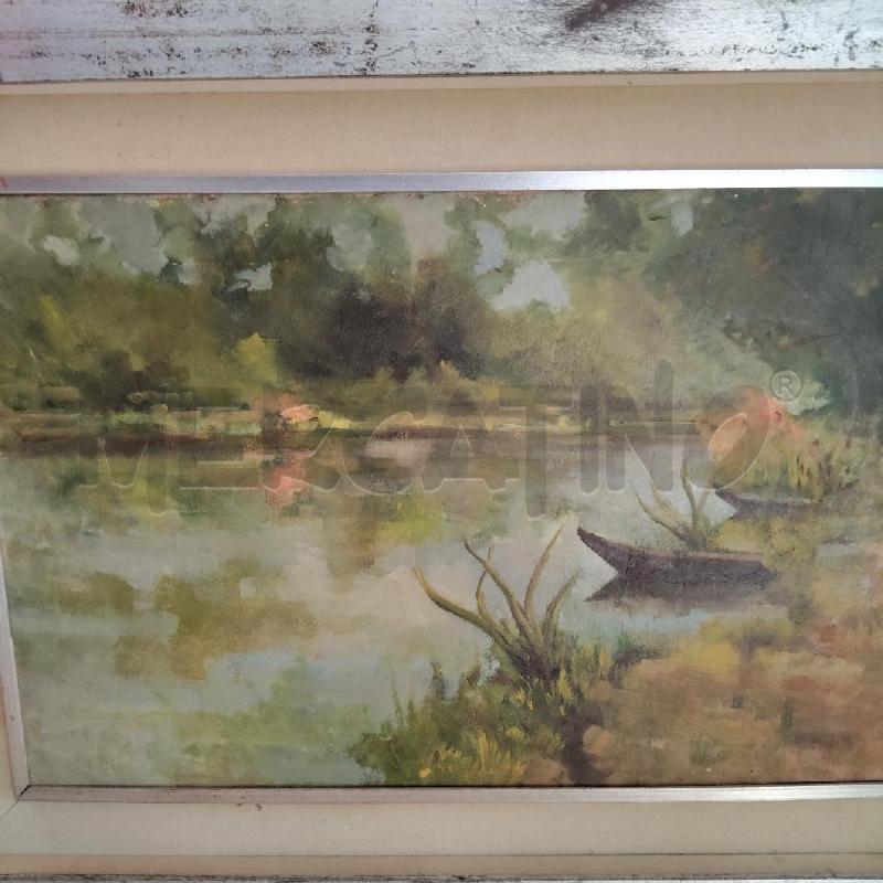 QUADRO PARCO DEL TICINO CHIARISTA CORNICE BIANCA | Mercatino dell'Usato Domodossola 2