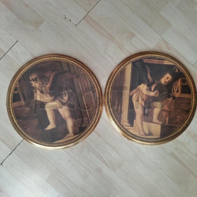 QUADRO ROTONDO STAMPA SU LEGNO  | Mercatino dell'Usato Domodossola 1