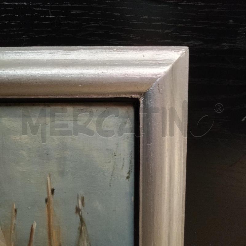 QUADRO SPIAGGIA CON BARCHE E UOMINI | Mercatino dell'Usato Domodossola 2