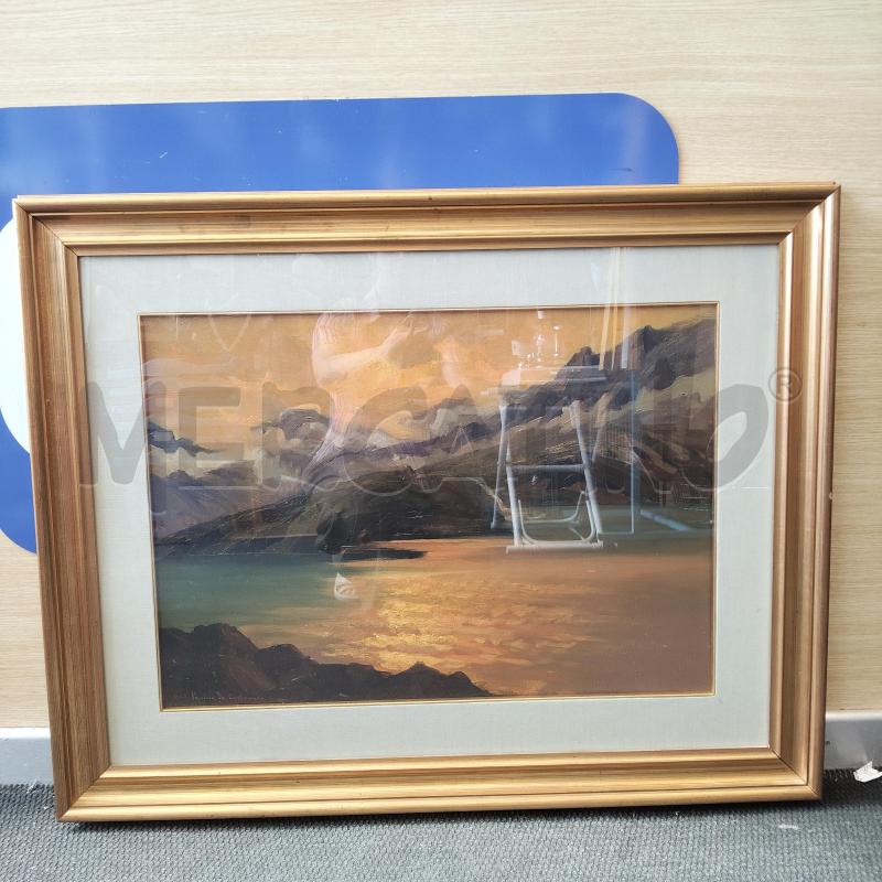 QUADRO TRAMONTO PINO PESSINA CASTANEDA | Mercatino dell'Usato Domodossola 1