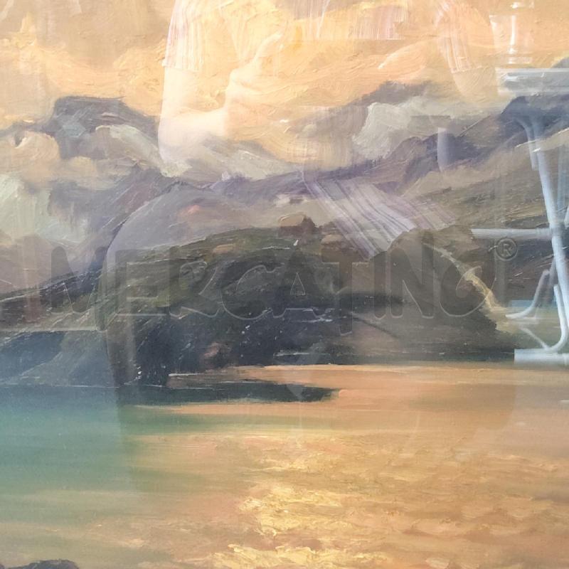 QUADRO TRAMONTO PINO PESSINA CASTANEDA | Mercatino dell'Usato Domodossola 3