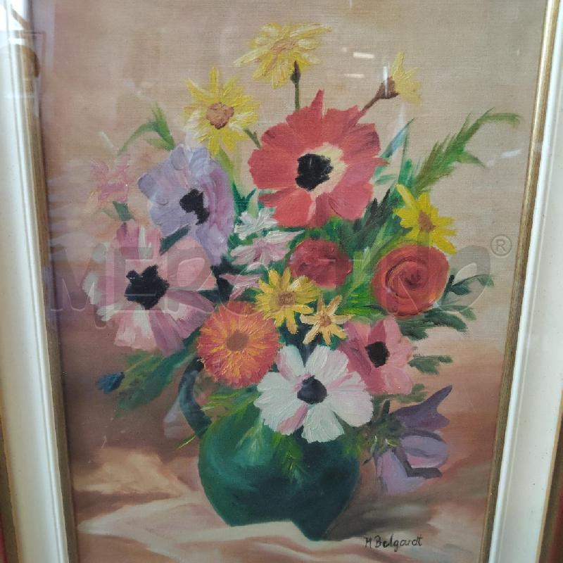 QUADRO VASO DI FIORI A. BELGARDT | Mercatino dell'Usato Domodossola 3