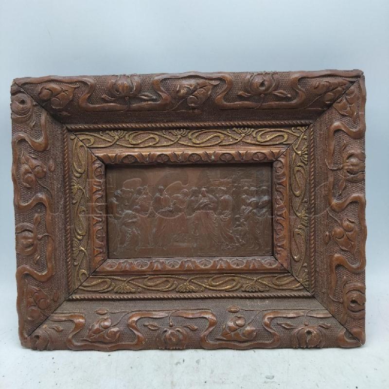 QUADRO VECCHIO LEGNO IN RILIEVO  | Mercatino dell'Usato Domodossola 1