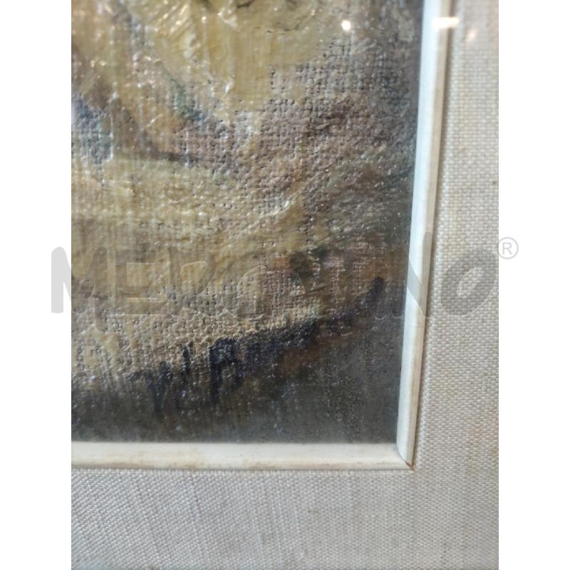 QUADRO WALTER BENECCHI 2 PERSONE CORNICE DORATA | Mercatino dell'Usato Domodossola 2