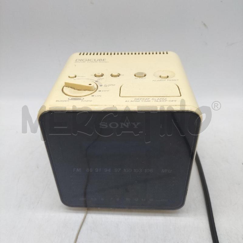 RADIO SVEGLIA VINTAGE PANNA DIGICUBE | Mercatino dell'Usato Domodossola 1