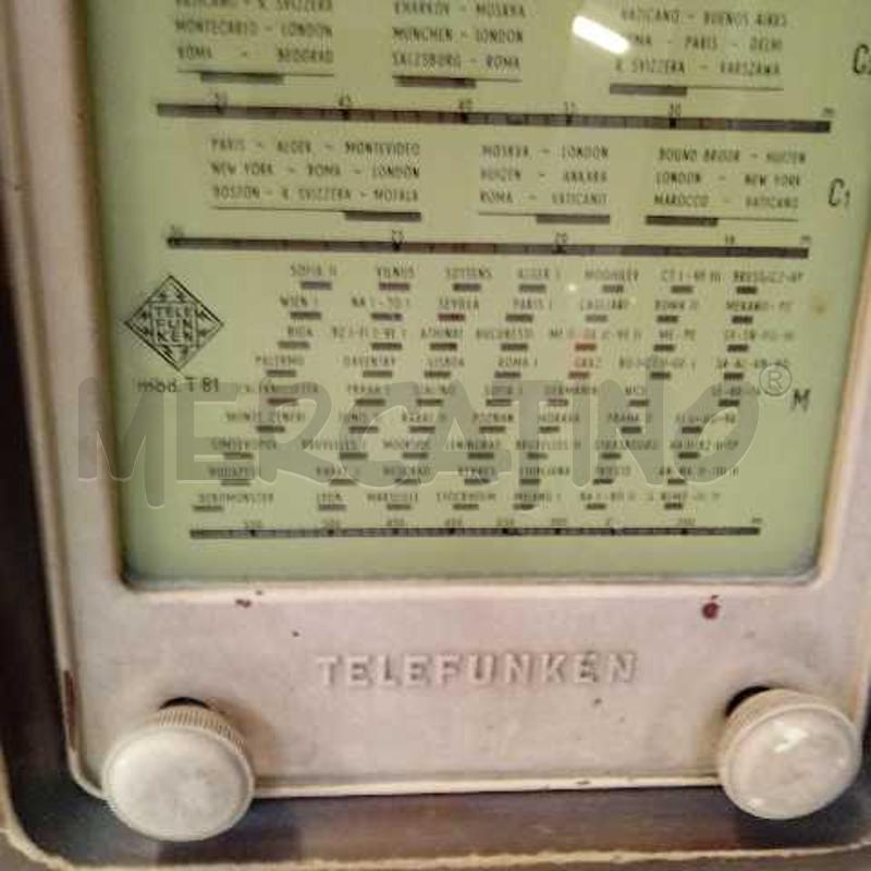 RADIO TELEFUNKER VINTAGE ANNI '20 | Mercatino dell'Usato Domodossola 3