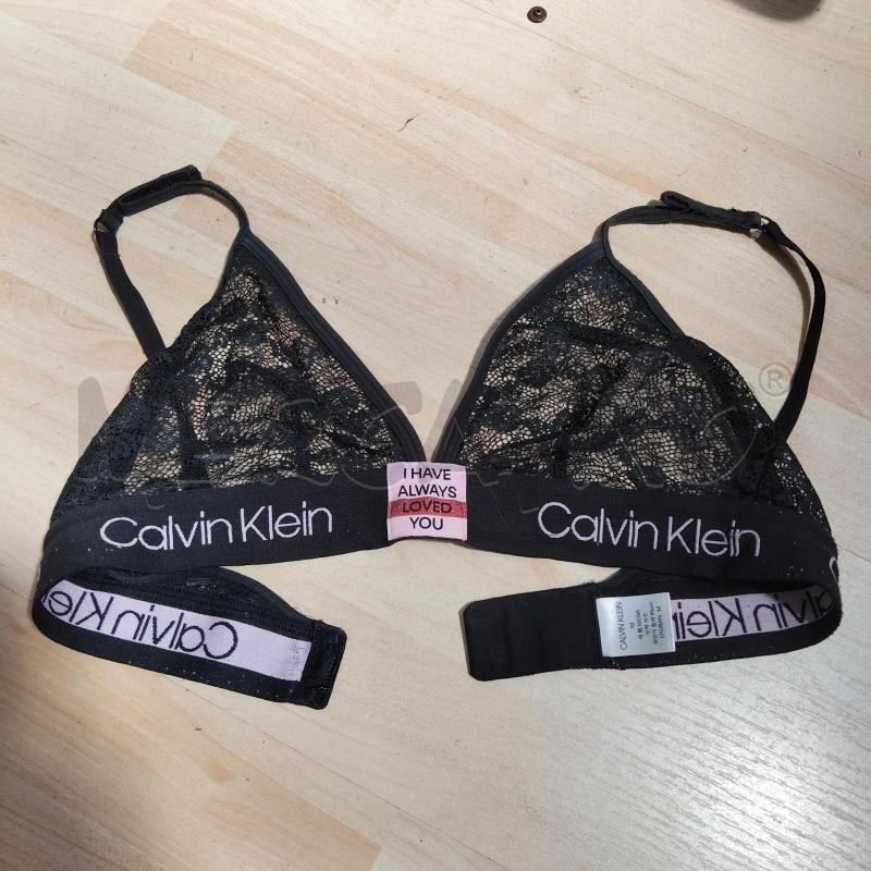 REGGISENO PIZZO NERO I ALWAYS LOVED YOU CALVIN KLEIN | Mercatino dell'Usato Domodossola 1