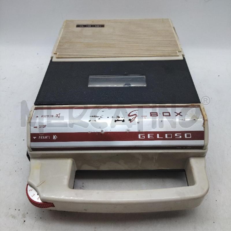 REGISTRATORE A CASSETTE GELOSO G - BOX NO CAVO | Mercatino dell'Usato Domodossola 1