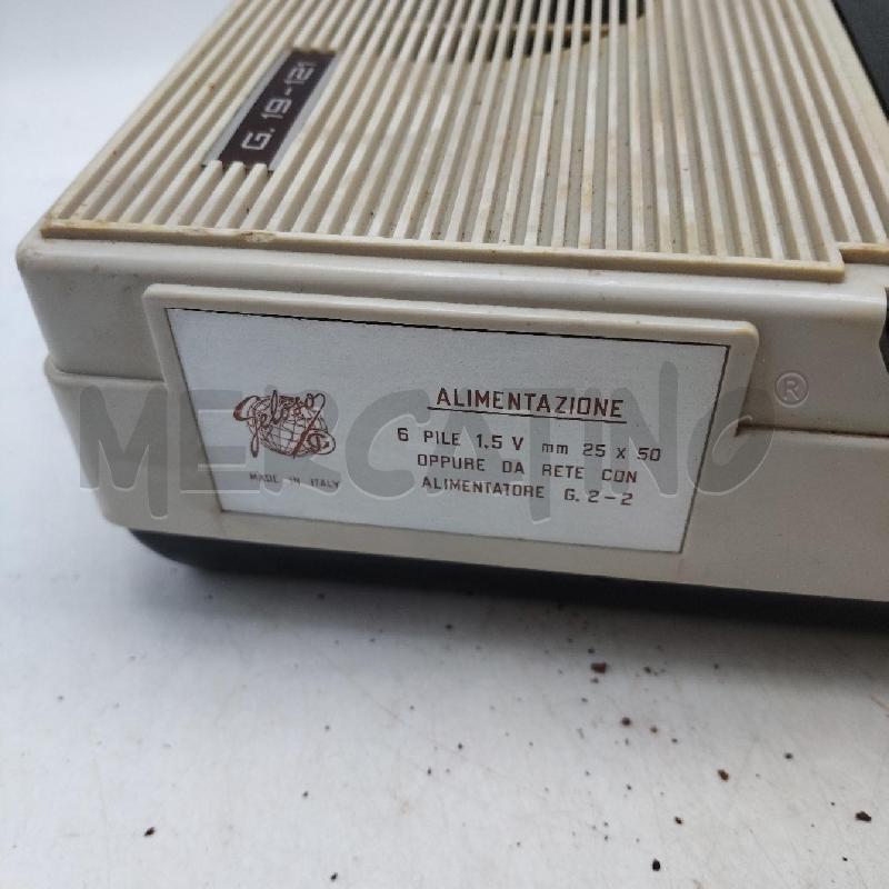 REGISTRATORE A CASSETTE GELOSO G - BOX NO CAVO | Mercatino dell'Usato Domodossola 2