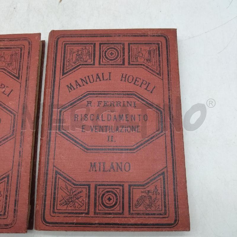 RISCALDAMENTO E VENTILAZIONE HOELPI 2 VOLUMI ED. 1886 | Mercatino dell'Usato Domodossola 3