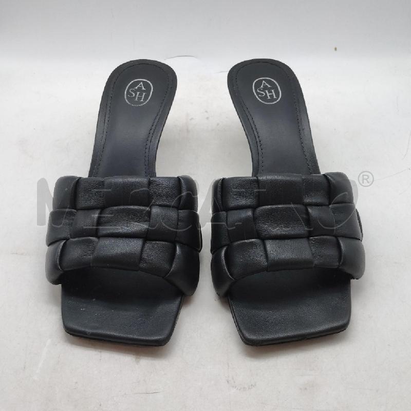 SANDALI DONNA ASH NERO 39 | Mercatino dell'Usato Domodossola 3