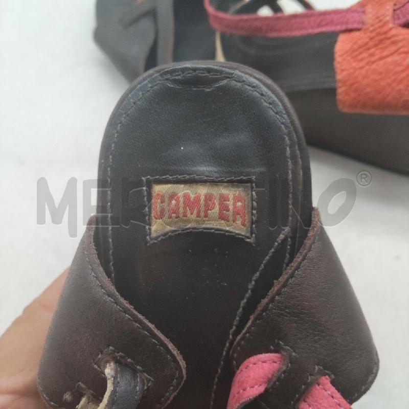 SANDALI DONNA MARRONI CINTURINO BEIGE ROSSO CAMPER TWS | Mercatino dell'Usato Domodossola 3