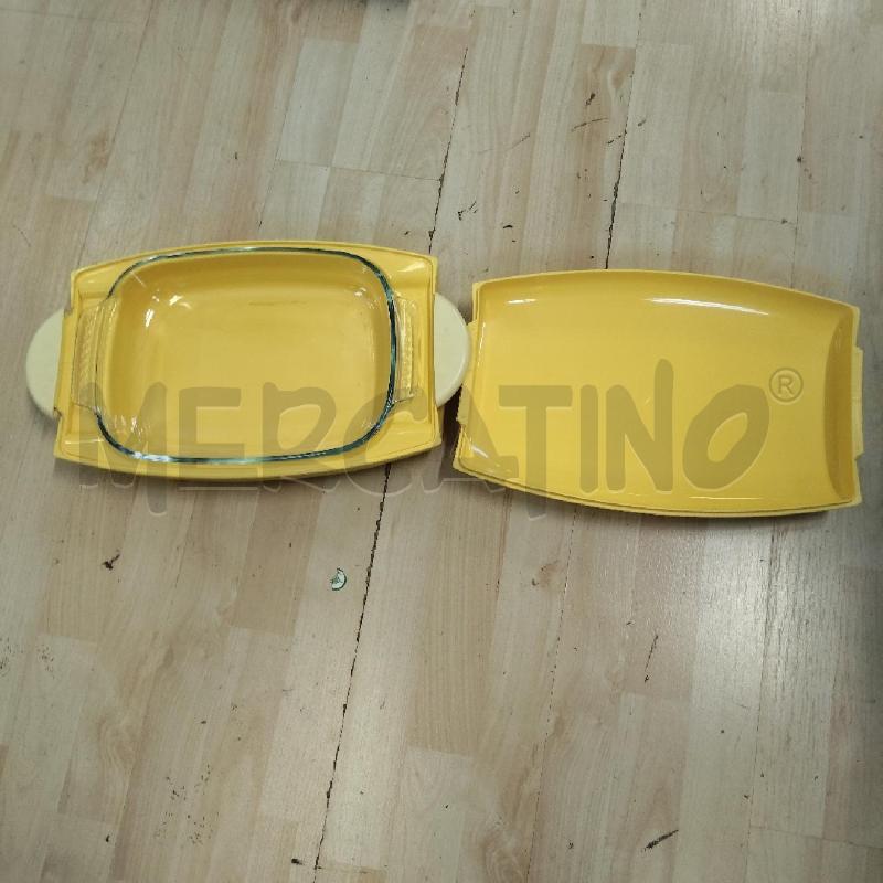 SCALDA VIVANDE GUZZINI GIALLO CON PIROFILA  | Mercatino dell'Usato Domodossola 1