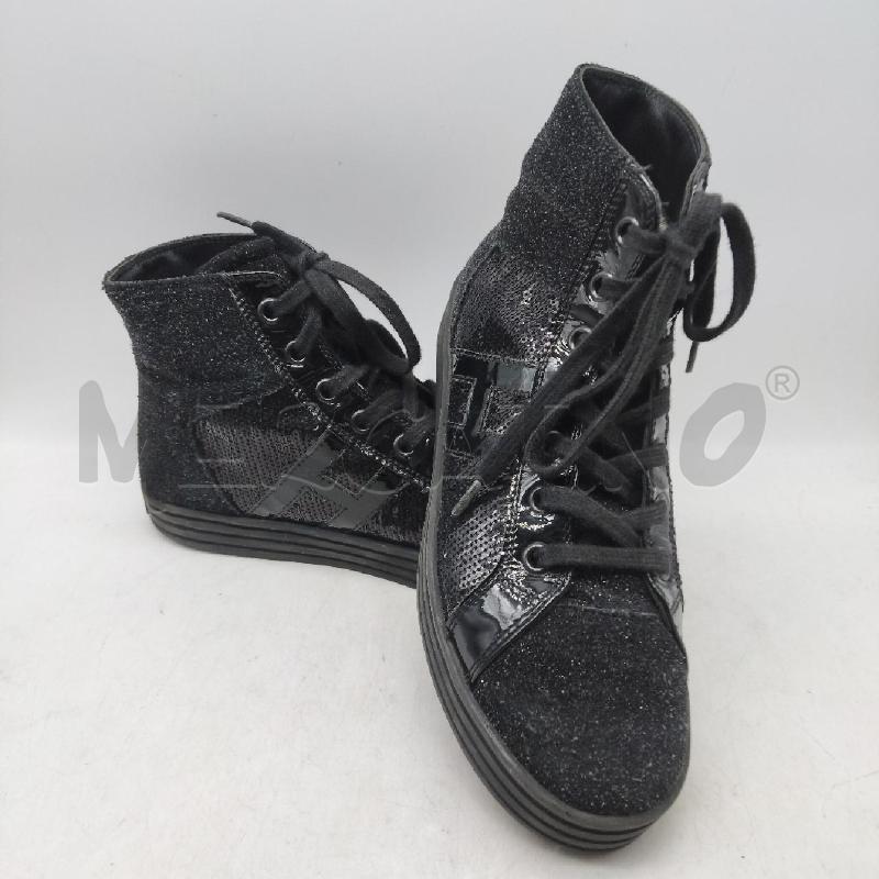 SCARPE BAMBINA NERE PARTE BRILLANTINATA HOGAN | Mercatino dell'Usato Domodossola 3