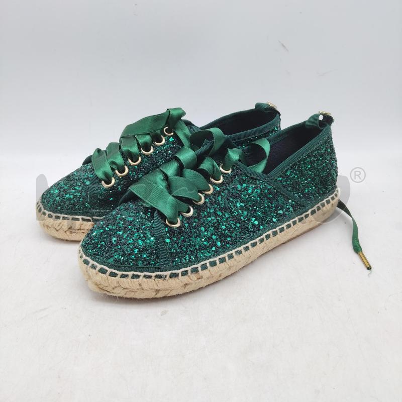 SCARPE BAMBINA VERDI BRILLANTINI TWIN SET | Mercatino dell'Usato Domodossola 1