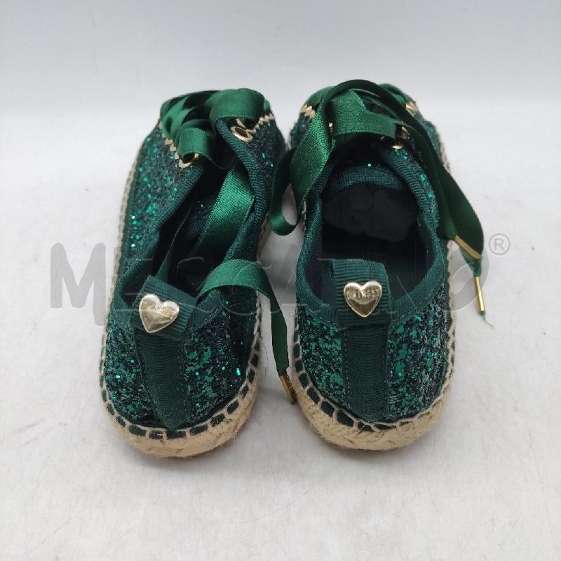 SCARPE BAMBINA VERDI BRILLANTINI TWIN SET | Mercatino dell'Usato Domodossola 4
