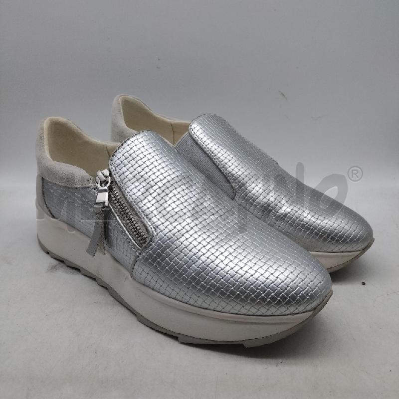 SCARPE DONNA ARGENTO CERNIERA GEOX | Mercatino dell'Usato Domodossola 1