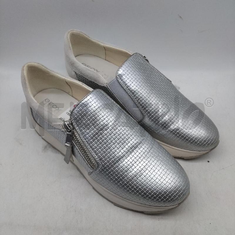 SCARPE DONNA ARGENTO CERNIERA GEOX | Mercatino dell'Usato Domodossola 2
