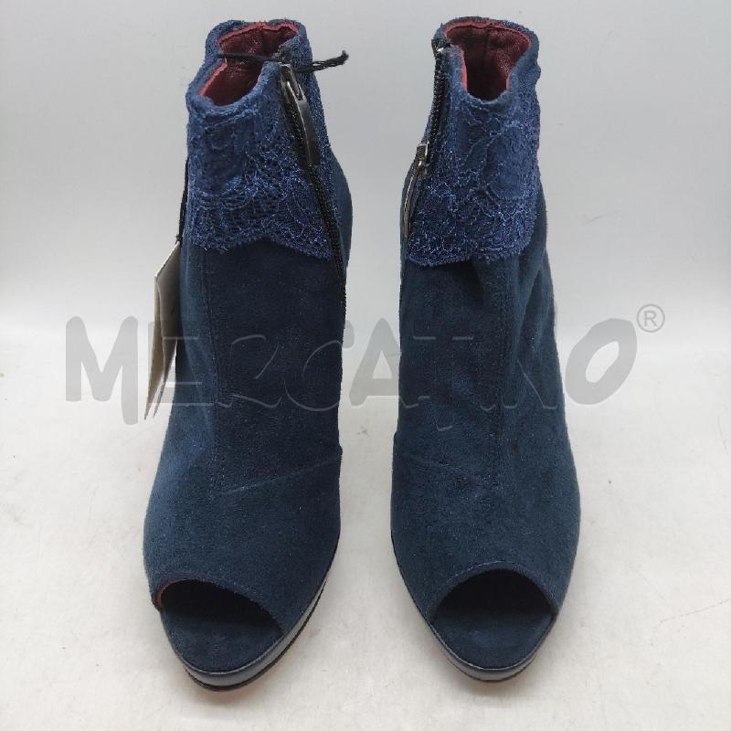 SCARPE DONNA BLU TACCO PARTE PIZZO M. MAZZEI | Mercatino dell'Usato Domodossola 2