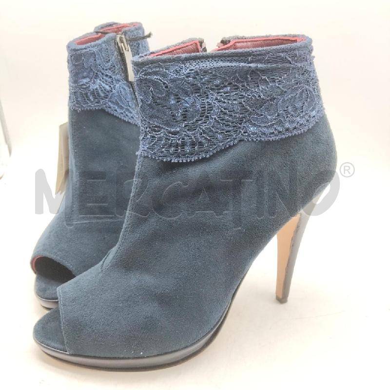 SCARPE DONNA BLU TACCO PARTE PIZZO M. MAZZEI | Mercatino dell'Usato Domodossola 3