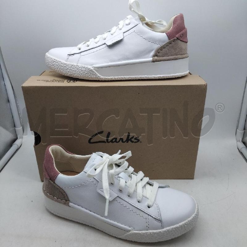 SCARPE DONNA CLARKS BIANCHE ROSA BEIGE CLARKS | Mercatino dell'Usato Domodossola 1
