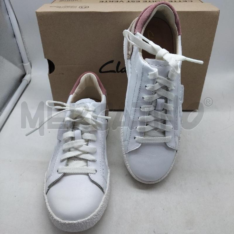 SCARPE DONNA CLARKS BIANCHE ROSA BEIGE CLARKS | Mercatino dell'Usato Domodossola 2