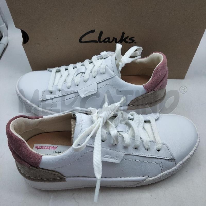 SCARPE DONNA CLARKS BIANCHE ROSA BEIGE CLARKS | Mercatino dell'Usato Domodossola 3