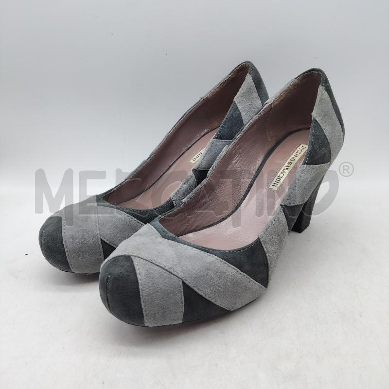 SCARPE DONNA GRIGE SCURO CHIARO TACCO BARACHINI | Mercatino dell'Usato Domodossola 1