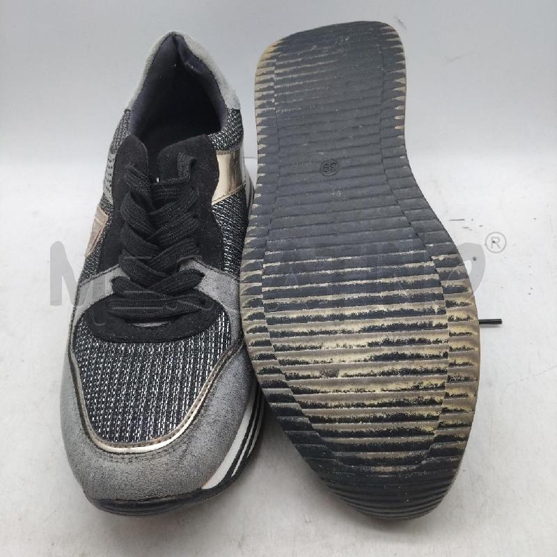 SCARPE DONNA LAURA BIAGIOTTI NERE GRIGIE 39 | Mercatino dell'Usato Domodossola 2