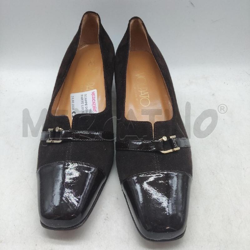 SCARPE DONNA MARRONE PARTE LUCIDA VOLPATO | Mercatino dell'Usato Domodossola 1