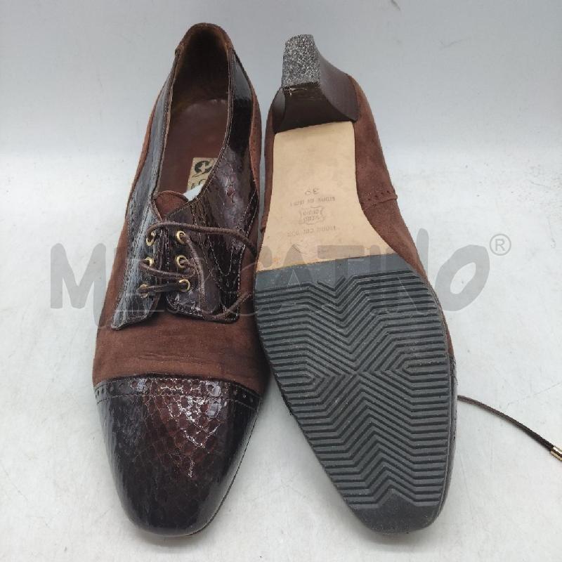 SCARPE DONNA MARRONI PARTE LUCIDA CONFORT | Mercatino dell'Usato Domodossola 2