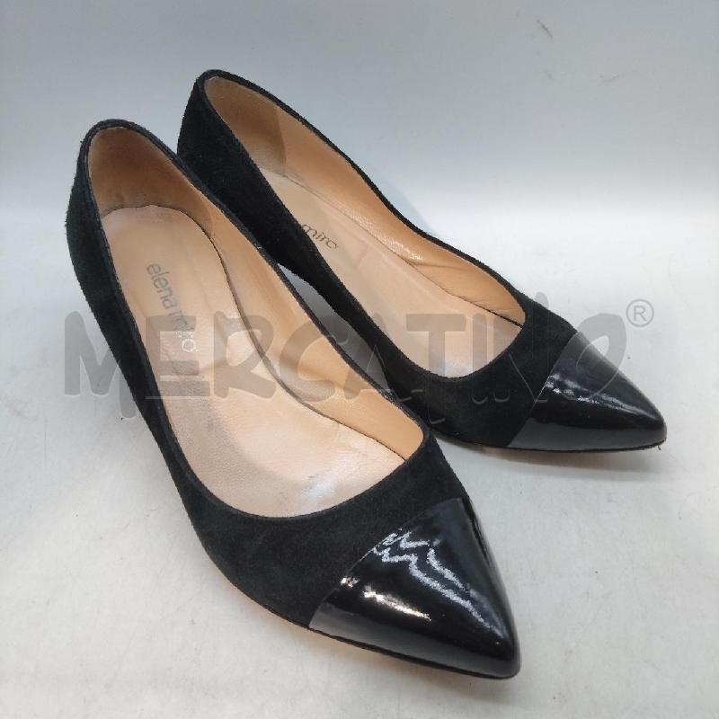 SCARPE DONNA NERE TACCO LUCIDO ELENA MIRO | Mercatino dell'Usato Domodossola 1
