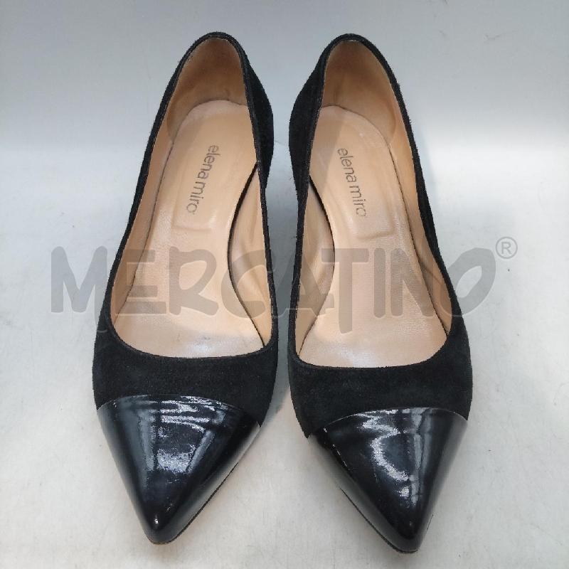 SCARPE DONNA NERE TACCO LUCIDO ELENA MIRO | Mercatino dell'Usato Domodossola 3