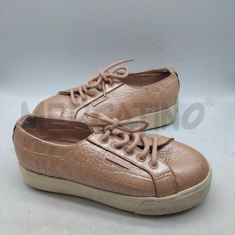 SCARPE DONNA PELLE ROSA SUPERGA  | Mercatino dell'Usato Domodossola 3