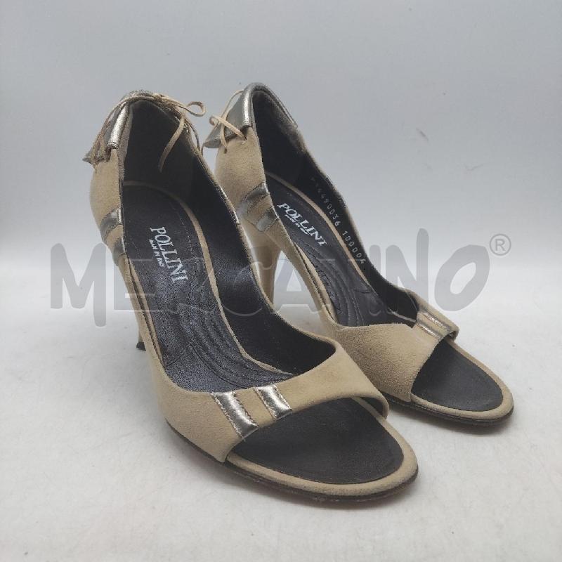 SCARPE DONNA POLLINI SANDALO BEIGE 36 | Mercatino dell'Usato Domodossola 1