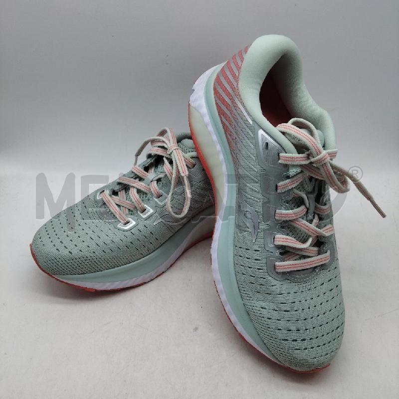SCARPE DONNA RUNNING VERDINO ARANCIONE SAUCONY | Mercatino dell'Usato Domodossola 3