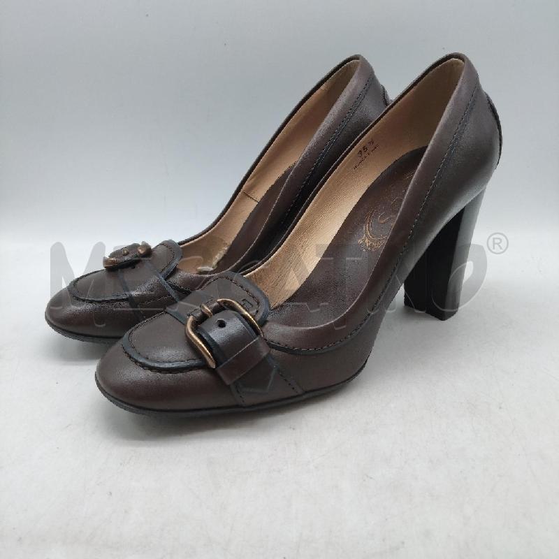SCARPE DONNA TACCO MARRONI TOD'S | Mercatino dell'Usato Domodossola 1
