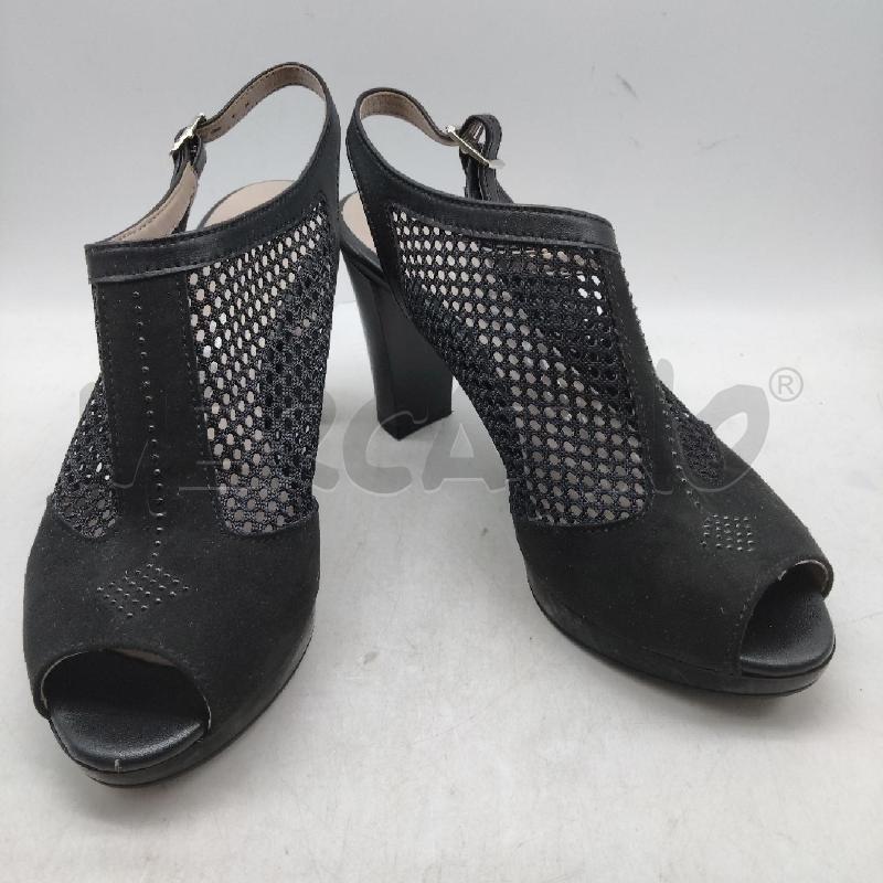 SCARPE DONNA TACCO NERE RETE COMART  | Mercatino dell'Usato Domodossola 1