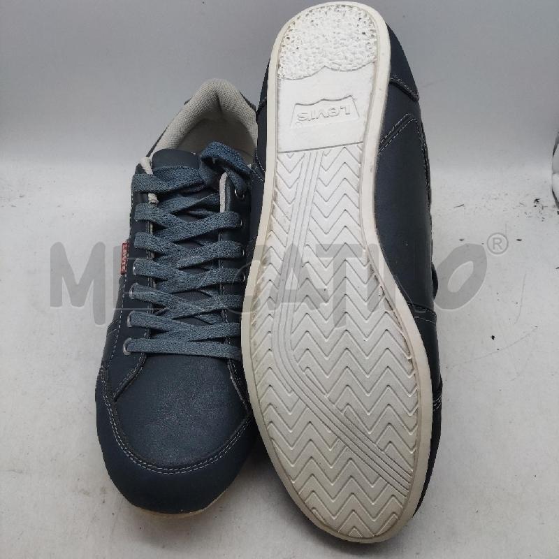 SCARPE UOMO BLU LEVI'S LACCI  | Mercatino dell'Usato Domodossola 2